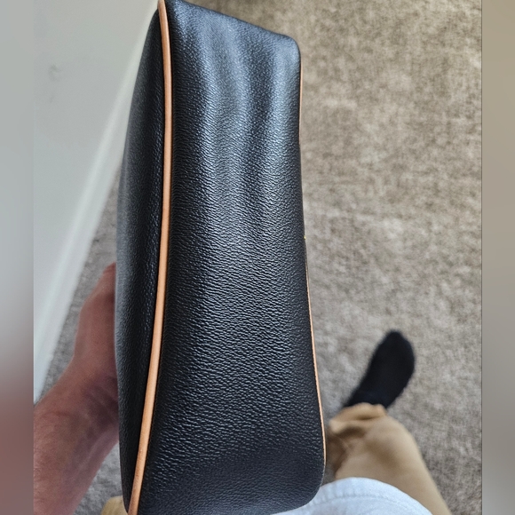 Dooney and Bourke Kimberly Black Pebble Leather with Tan Accents - Picture 13 of 15